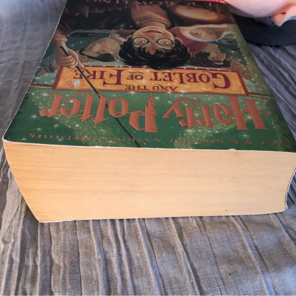 HARRY POTTER Goblet of Fire book # 4 paperback & dvd